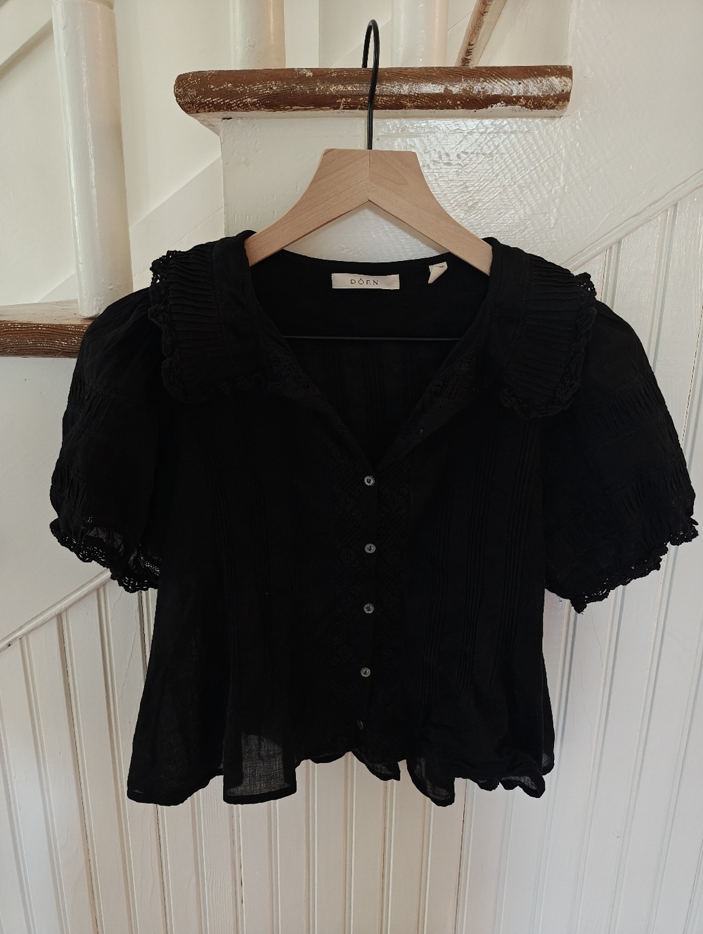 Doen  Black Blouse